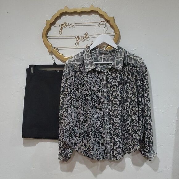 Free People Outfit - Skirt and Blouse - Picture 6 of 16